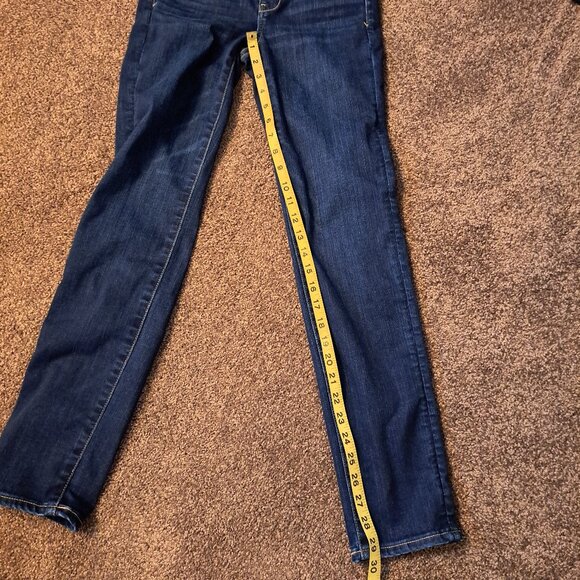 American Eagle Skinny Next Level Stretch Denim Jeans With Embroidered Pockets - Picture 9 of 9